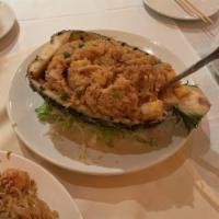 Pineapple Fried Rice · Thai fried rice with chicken and pineapple.