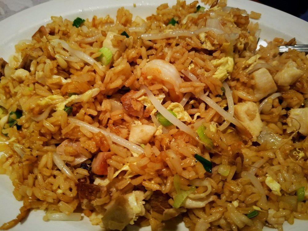 House Fried Rice · Quart. Shrimp, chicken and pork. Stir-fried rice.