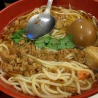 Minced Pork Noodle Soup · 
