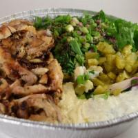 Chicken Shawarma Pocket · Garlic, salad, pickles and tahini.
