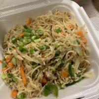 Hakka Noodles · Hakka noodles stir fried with your choice of protein.