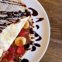 Chocolate and Fruit Crepe · 
