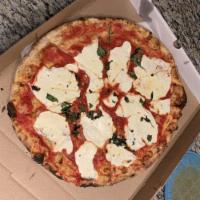 Manhattan Pizza · San Marzano, fresh mozzarella, garlic and basil.
