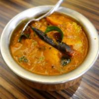 Andhra Curry · A hot and spicy curry flavored with coconut and a flurry of special spices from the state of...