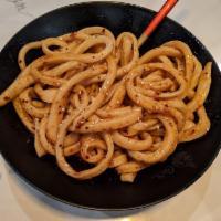 Handmade Sweet and Spicy Thick Noodles · 
