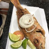 Whole Fried Snapper Plate · 