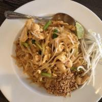 Pad Thai · This is perhaps Thailand's most famous dish. Fresh rice noodles are pan-fried with eggs, gre...