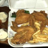 4 Pieces Whole Wings Basket · 