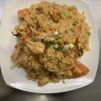 Shrimp Fried Rice with Curry Powder · 