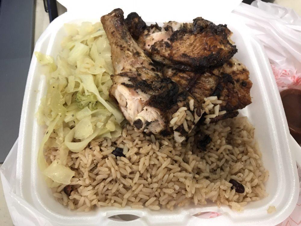 Jerk Chicken Plate · All white meat or dark meat for an extra charge.