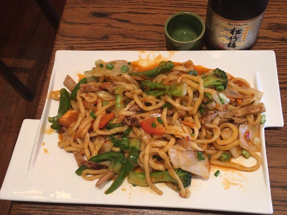 Okinawa Soba · Your choice of thick soba noodles or vegan udon noodles, stir fried with market vegetables