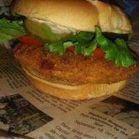 Buffalo Chicken Sandwich · The tasty flavor of Buffalo wings delivered in a (slightly) less messy way. Crispy hand-brea...