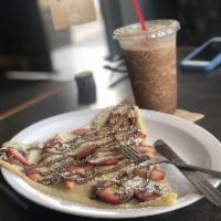 Nutella Crepe with Strawberry · 