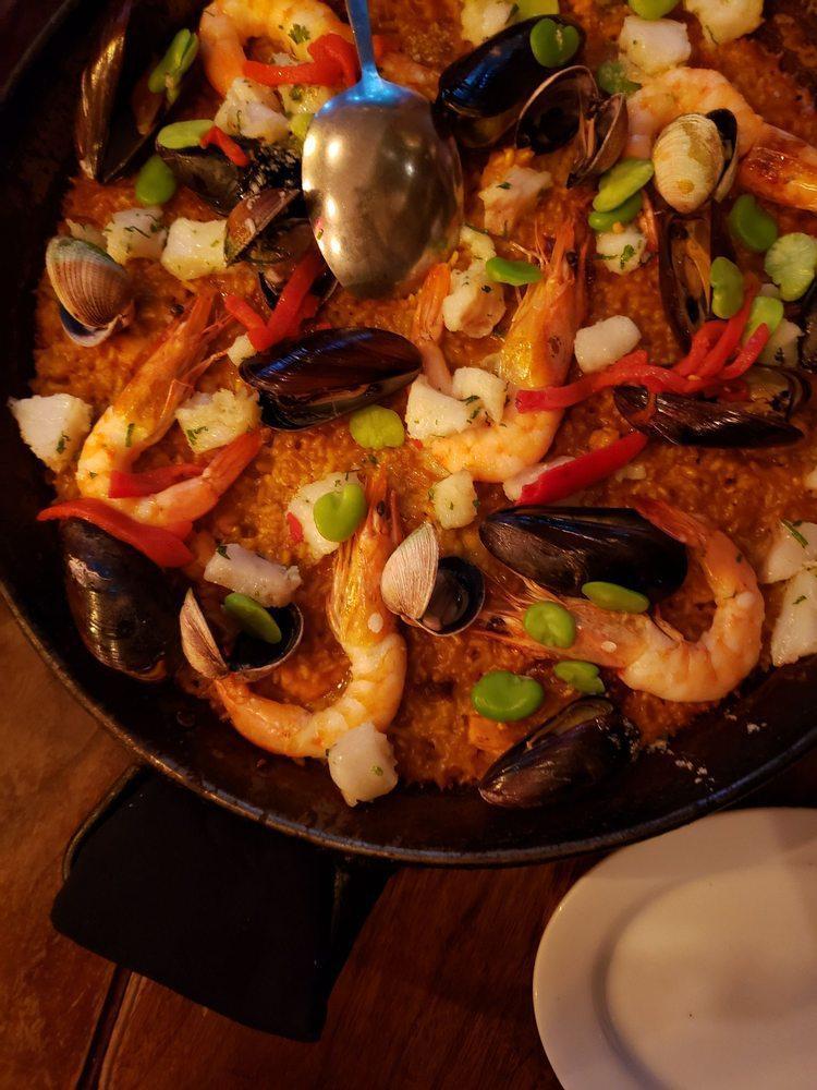 Lobster and Seafood Paella · 