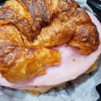 Ham, Egg & Cheese Croissant · 