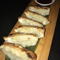 Gyoza · Vegetable or pork with ginger soy.