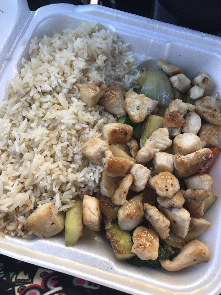 Chicken Hibachi · Served with fried rice or noodles, soup or salad.
