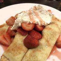 Strawberry Crepes · 