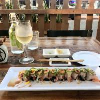 The Ultimate Hamachi Roll · Spicy. Spicy yellowtail, shrimp tempura, avocado, cucumber, sprouts, topped with yellowtail,...