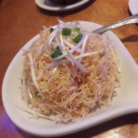 Mee Grob · Crispy noodles, one of the most famous Thai dishes with shrimp in a robust of sweet and sour...