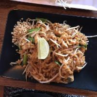 Pad Thai Noodle · Pad Thai with egg, green onion, bean sprouts. 