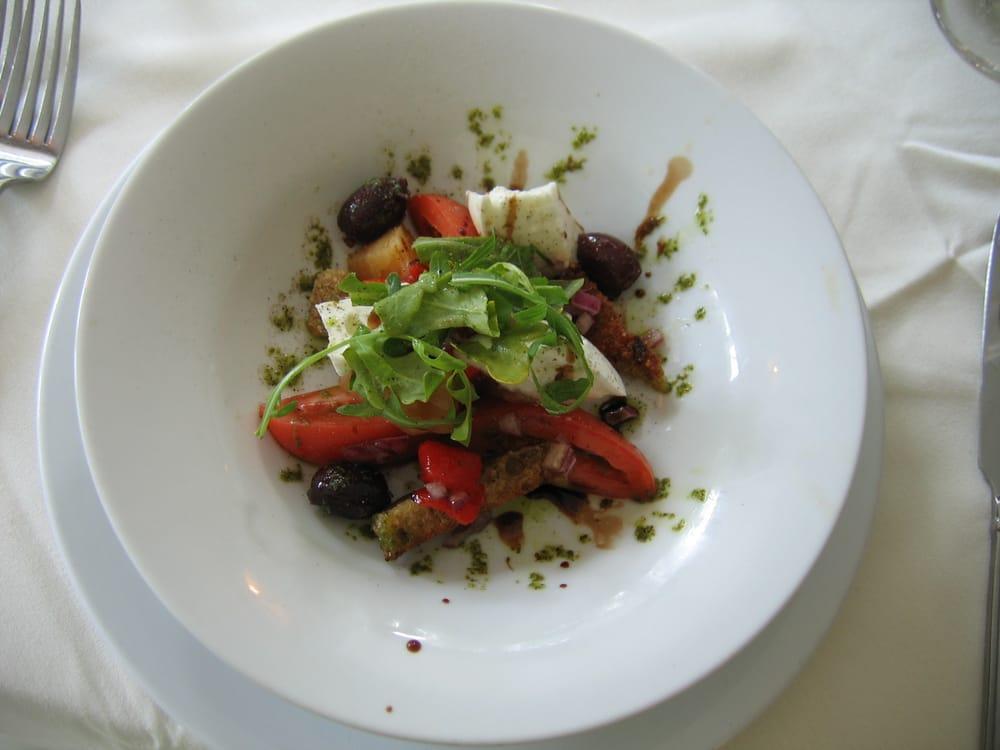 Grilled Shrimp & Panzanella Salad · 