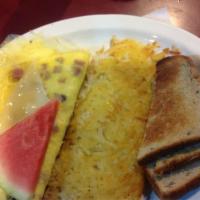 Bacon and Cheese Omelet · 