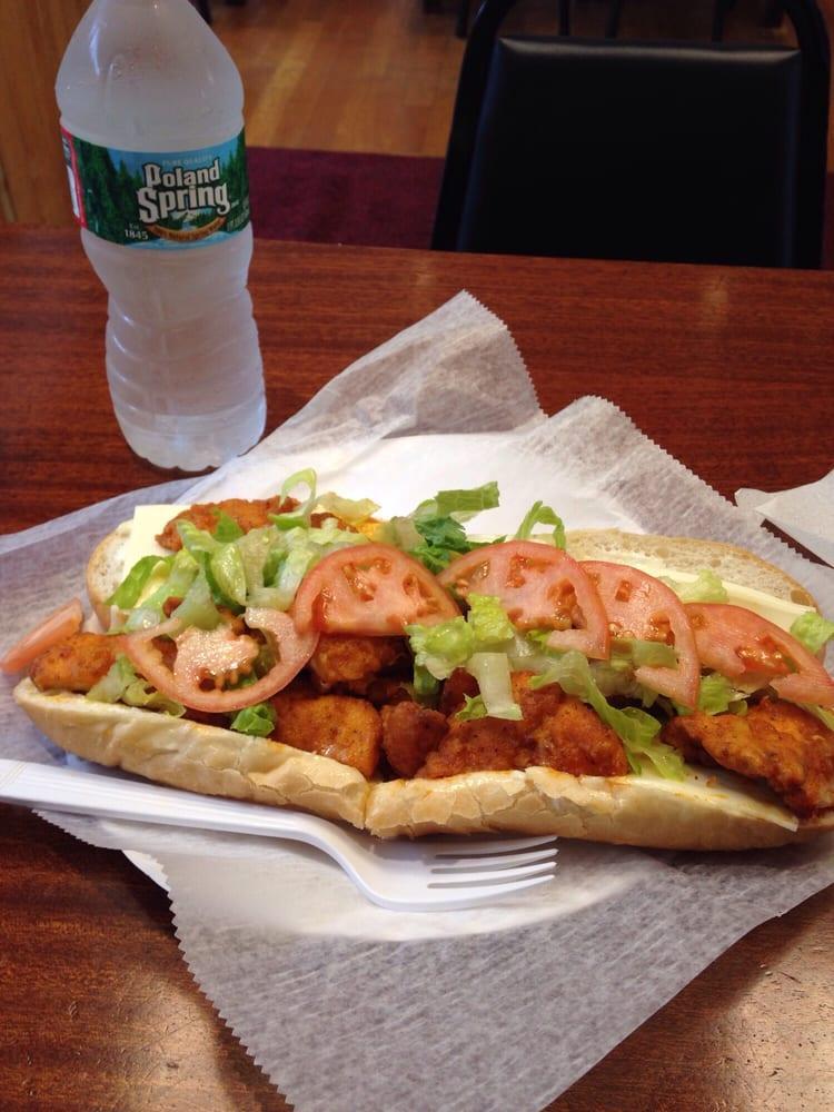 Buffalo Chicken Finger Sub · Served on a 10