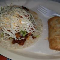 Chimichanga · Deep fried burrito. Chicken or steak. 