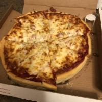 Chicago Pan Cheese Pizza · 