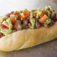 Jr. Mugsy Dog · Plain 1/8 lb all beef hot dog, add to it from any of our additional toppings!