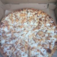3 Idiots Twist Pizza · This pizza has our signature creamy garlic sauce, fresh diced mozzarella cheese, All-Natural...
