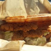 Chicken Waffle Sandwich · 