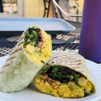 Curried Chickpea Wrap · 