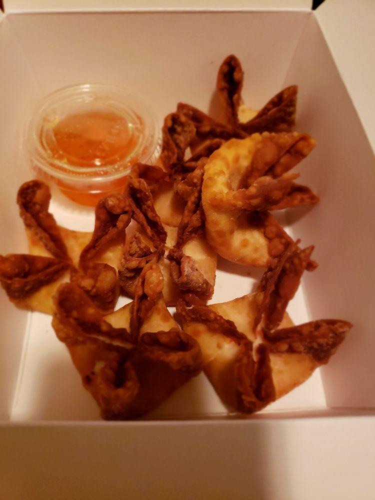 Crab Delight · Imitation crab, cream cheese filled in wonton skin, deep fried and served with spicy plum sauce. 