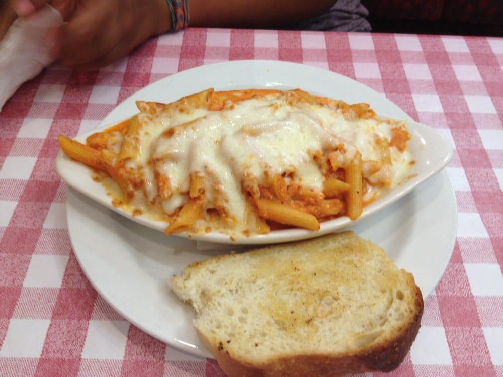 Baked Ziti · Grande. Penne, Squisito tomato sauce, ricotta, mozzarella. Add meat sauce for an additional charge.