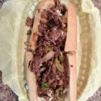 Philly Steak Hoagie Sandwich · 