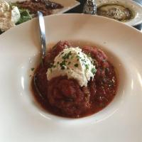 Rails Fried Meatballs · Wagyu beef, Italian herbs and spices with homemade marinara sauce and ricotta.