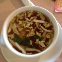 Wonton Soup · Pork wonton, cabbage and green onions in our homemade broth.