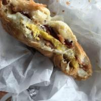 Sausage Egg and Cheese Croissant · 