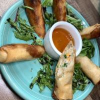 Thai Chicken Spring Rolls · 