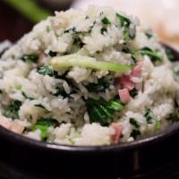 Salted Meat and Vegetable Rice · 