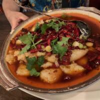 Fish Fillet in Numb & Spicy Chili Broth · 