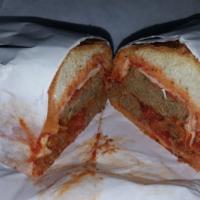 The Italian Job Sandwich · All beef meatballs and choice of cheese.