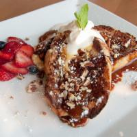 Cajeta Pecan French Toast · 