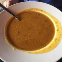 Lentil Soup · Lentil soup is made from yellow lentils.