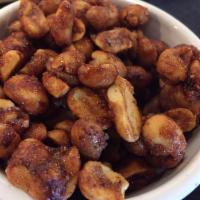 Spiced Peanuts · housemade, sweet + savory. v | gf