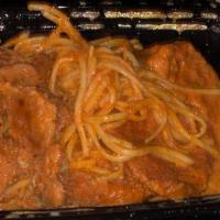 Chicken Parmigiana Stromboli · Chicken cutlet, mozzarella, marinara sauce 