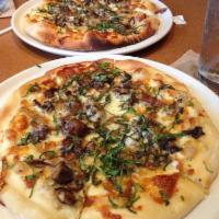 Mushroom and Ricotta Pizza · 
