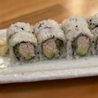 California Roll · pieces. Cucumber, crab meat, and avocado.
